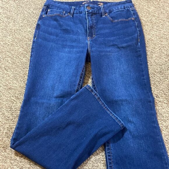 Seven 7 Classic Dark Blue Stretch Jeans Women’s Plus Size 16 - Picture 5 of 16